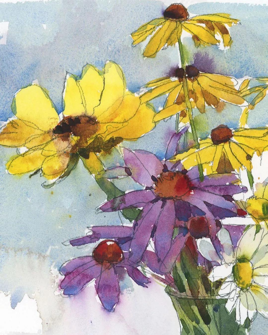 酣畅淋漓的水彩,酣畅淋漓水彩