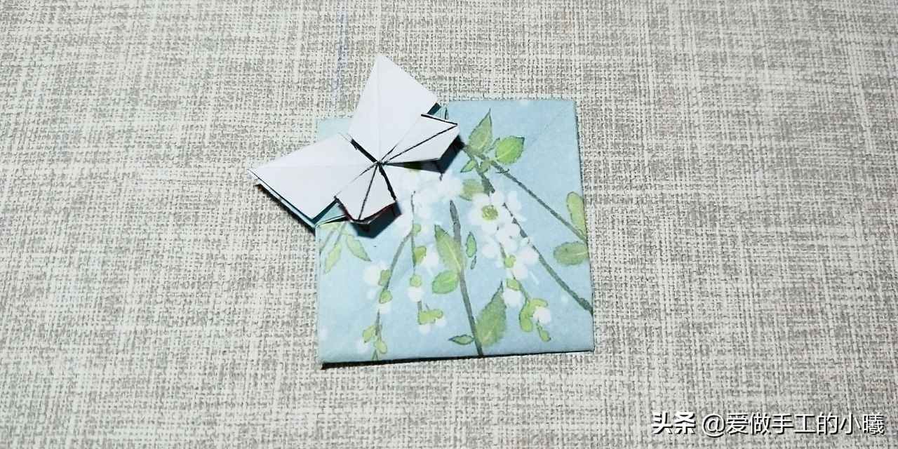 好看的折纸信封怎么折,手工折纸教程折信封