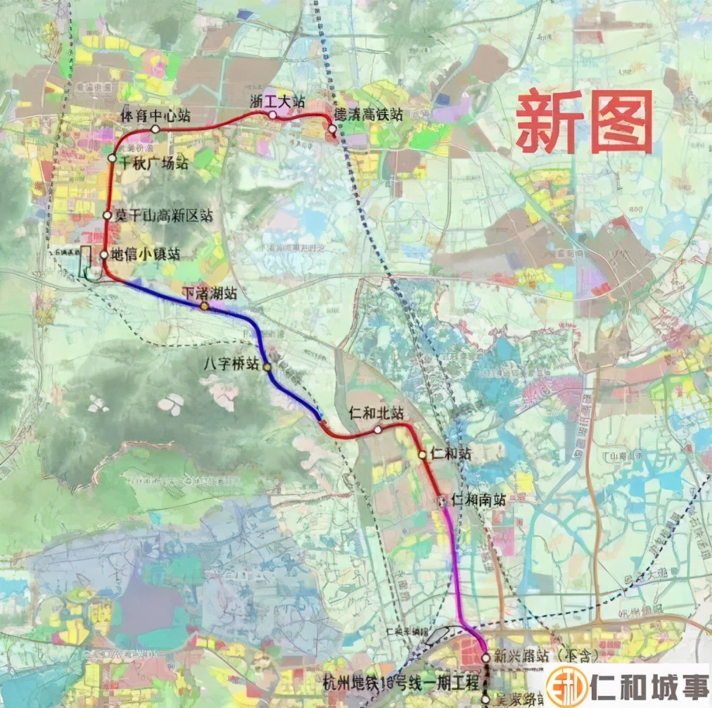余杭仁和街道仁和路,仁和公交线路图