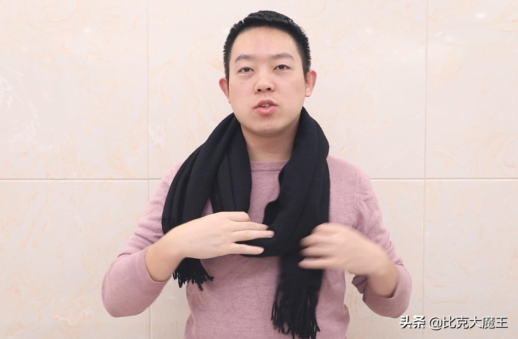 妹子手把手教你围巾的9种系法,教你8种不同的围巾系法