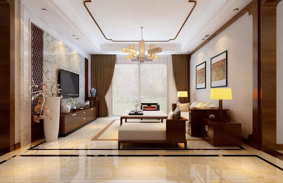 地矿家园户型效果图,新中式案例实景视频