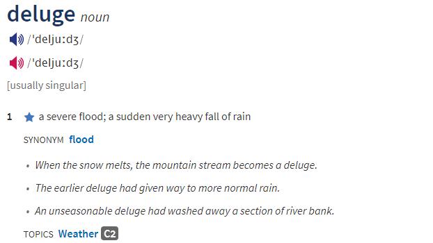 瓢泼大雨英文怎么说,滂沱大雨用英语怎么说