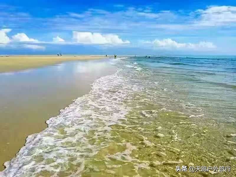 北海银滩蓝色海水在哪里看,北海银沙滩的海水清澈吗
