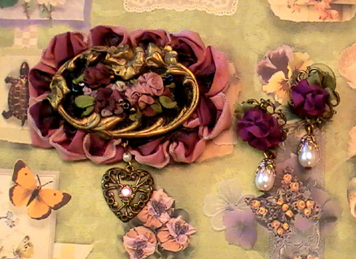 刺绣立体首饰教程,刺绣肌理首饰图案