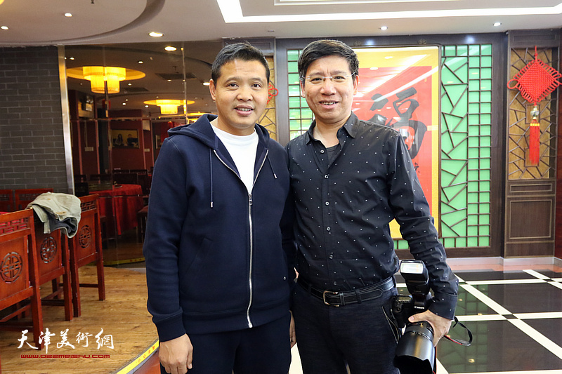 巨龙画院新春团拜活动在江泽福轩大饭店举行