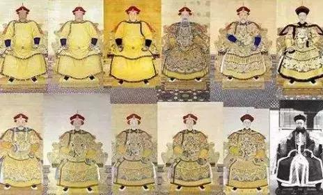 清朝12位皇帝画像复原,清朝12位皇帝列表顺治