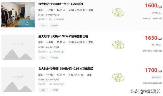 合肥房价每个区是多少,合肥出租房价格是多少钱一个月