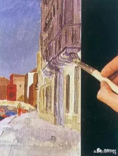 干货油画的入门技法,白羽平油画风景技法