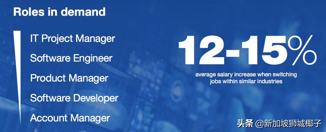 新加坡计算机行业年终奖,新加坡行业薪资排行榜