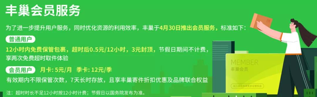丰巢快递柜超过12小时后会收费吗,丰巢快递柜超过24小时后怎么收费