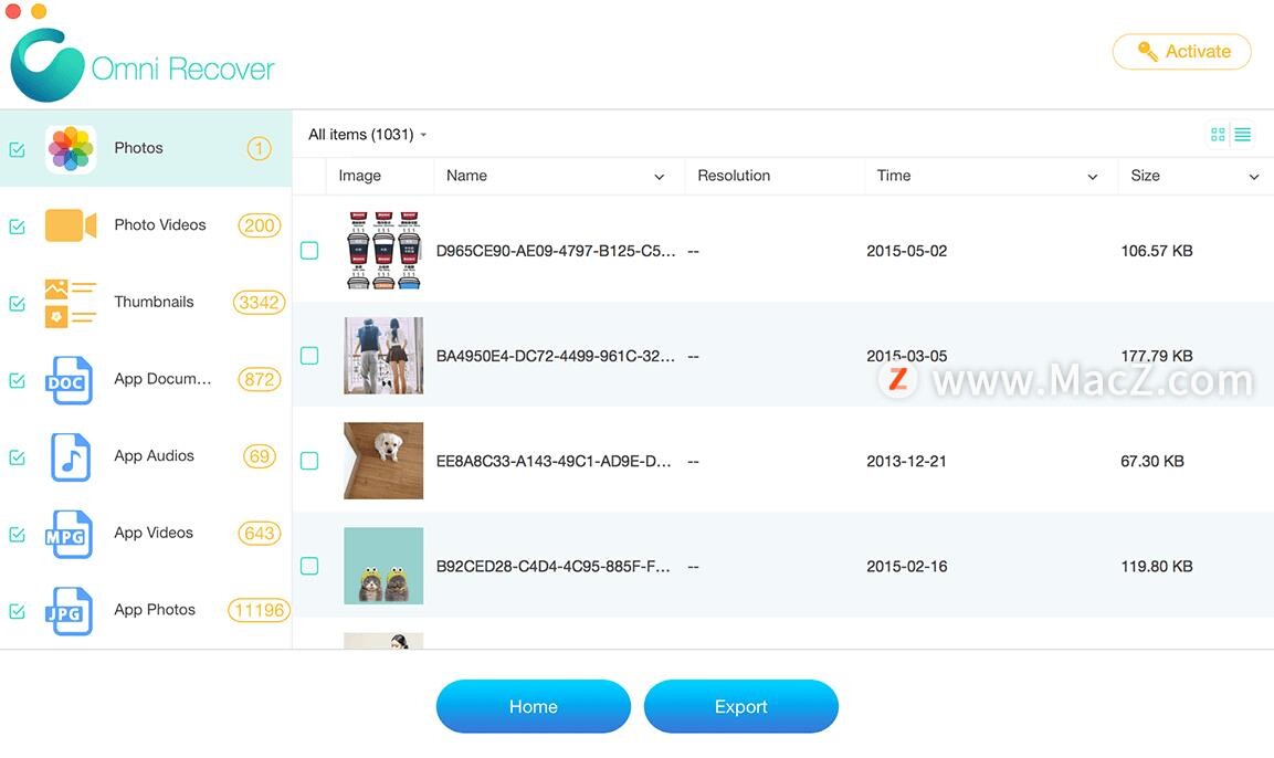 如何使用OmniRecover从iPhone或iPad直接恢复丢失/删除的数据？