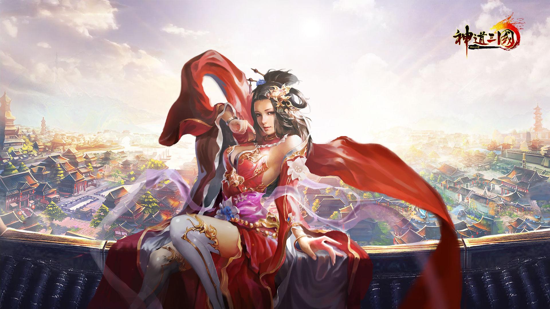 全面战争三国貂蝉原画,全面三国立绘貂蝉