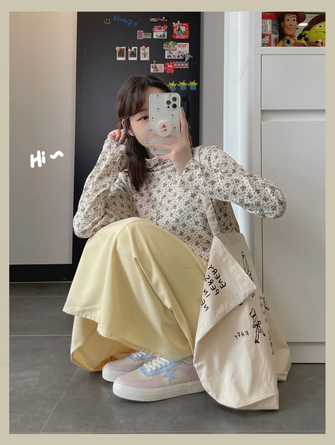 春日甜系穿搭,春日甜美通勤穿搭