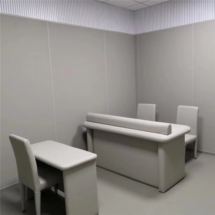 谈话室防撞软包安装案例效果分享,谈话室墙面防撞软包厂家