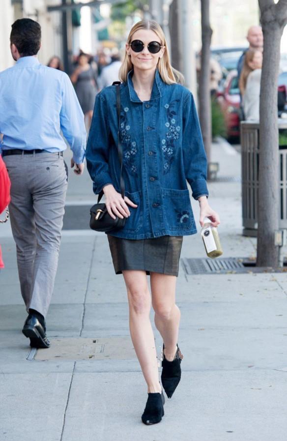 胖女人羊羔毛丹宁外套,呢子大衣不显老气的颜色