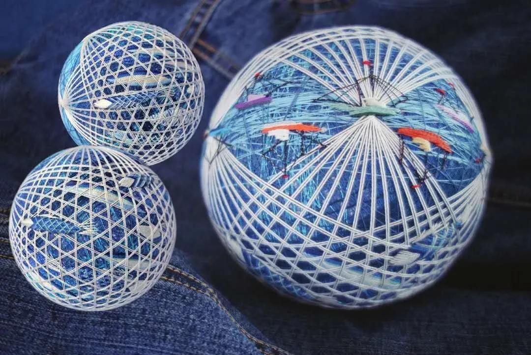 惊艳！“球上刺绣”你见过吗？她在球上绣出二十四节气，无数粉丝为之打call