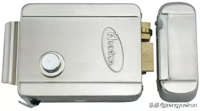 门禁电控锁系统安装与布线图,门禁电锁的正确安装方法