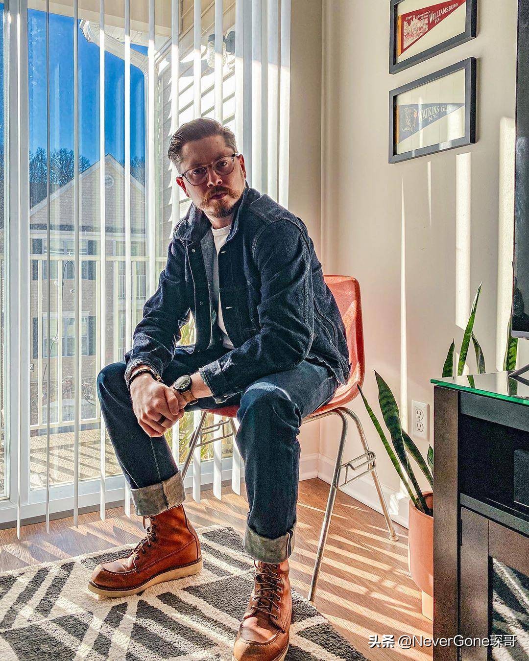 买了工装靴不知道怎么搭配？看看这27个RedWingIns