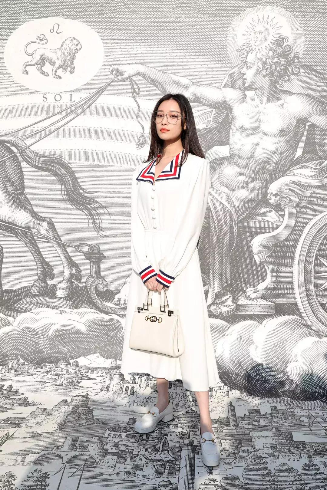 米兰时装周明星最佳看秀造型,米兰时装周明星看秀造型