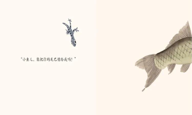 小壁虎借尾巴绘本故事加动作,小壁虎借尾巴自制绘本