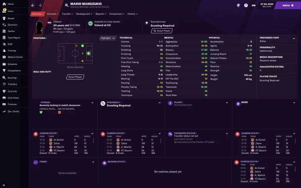 fm2021开档必签球员推荐,fm2021开档必签年轻妖人