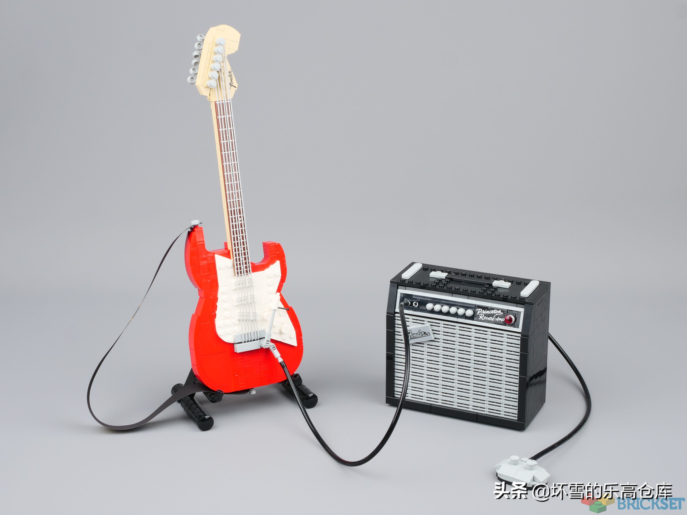 乐高电吉他官方视频,乐高电吉他多高