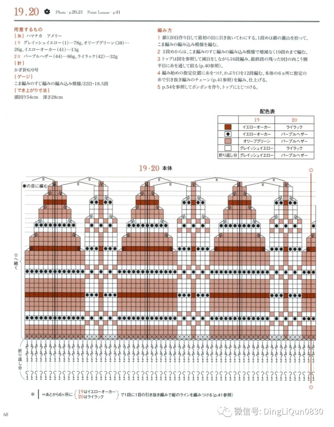 2020年冬季帽子的钩编教程,喜庆帽子围巾钩编