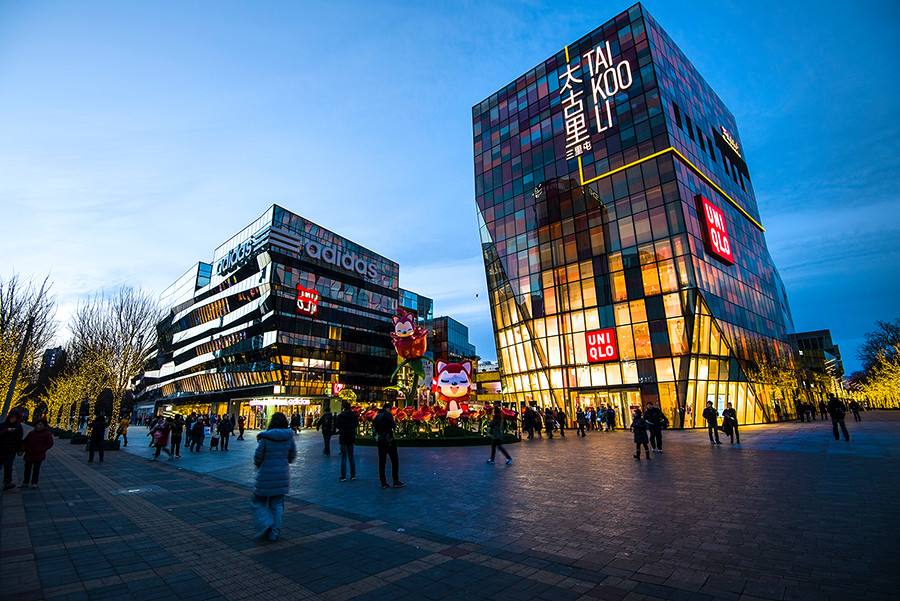 北京人气最好的休闲购物商场排名,北京客流量最大的商场排名