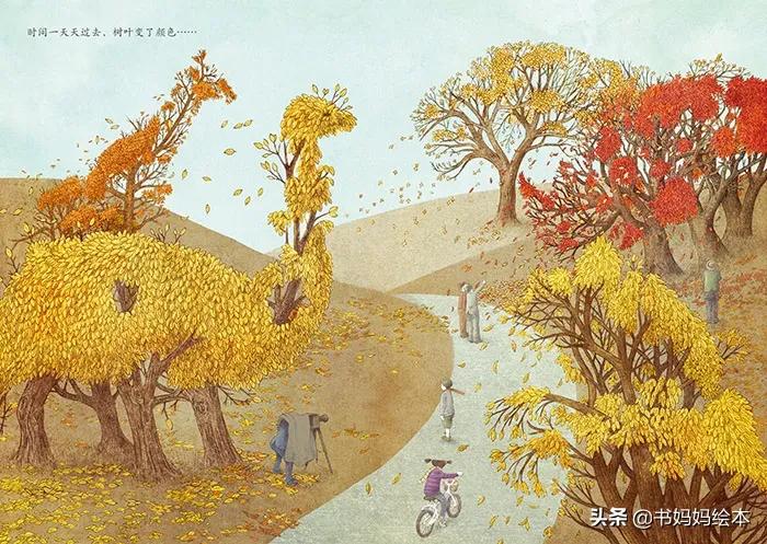 中秋与月亮绘本故事图片,中秋节的晚上我想对月亮许愿绘本