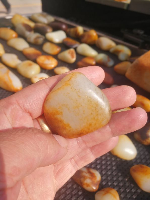 青花籽料直播,正宗和田玉籽料直播