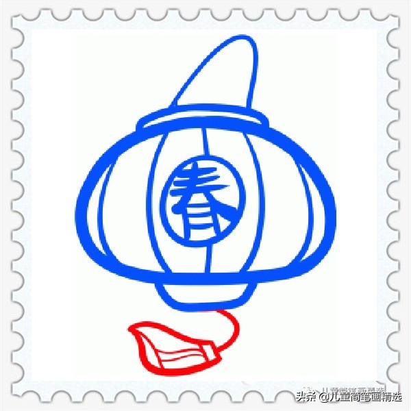 画灯笼简笔画的教程,各种灯笼简笔画画法