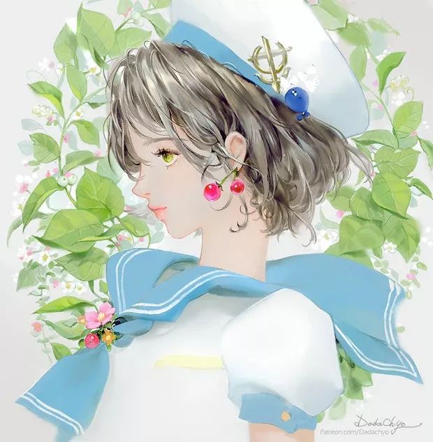 大佬画动漫人物仙气十足手绘,大佬画的古风图手绘