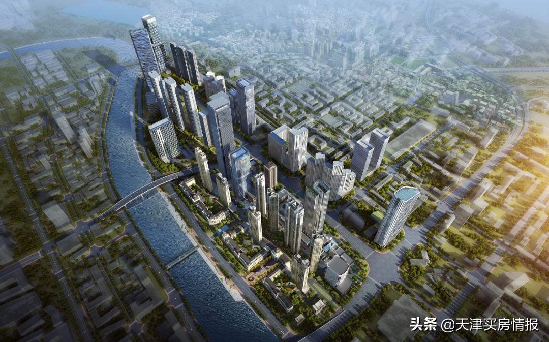 天津海河城建图,海河柳林活力复兴街区