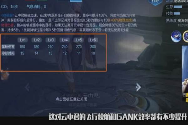 王者荣耀云中君新赛季打法教学,王者荣耀新赛季云中君的教学玩法