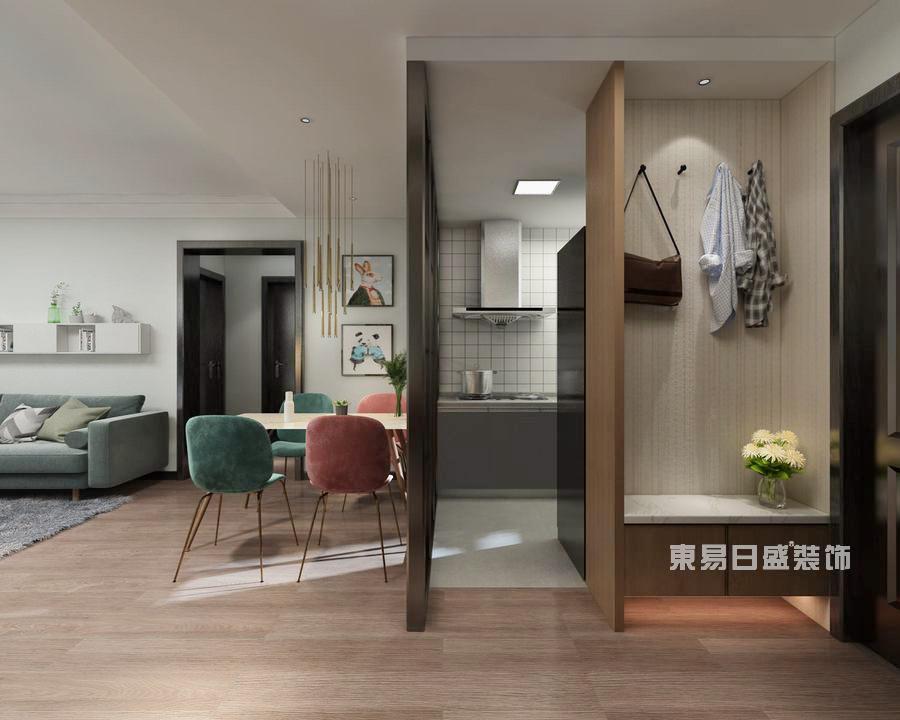 进门没有鞋柜位置的户型优化,入户门是走廊的户型怎么做鞋柜