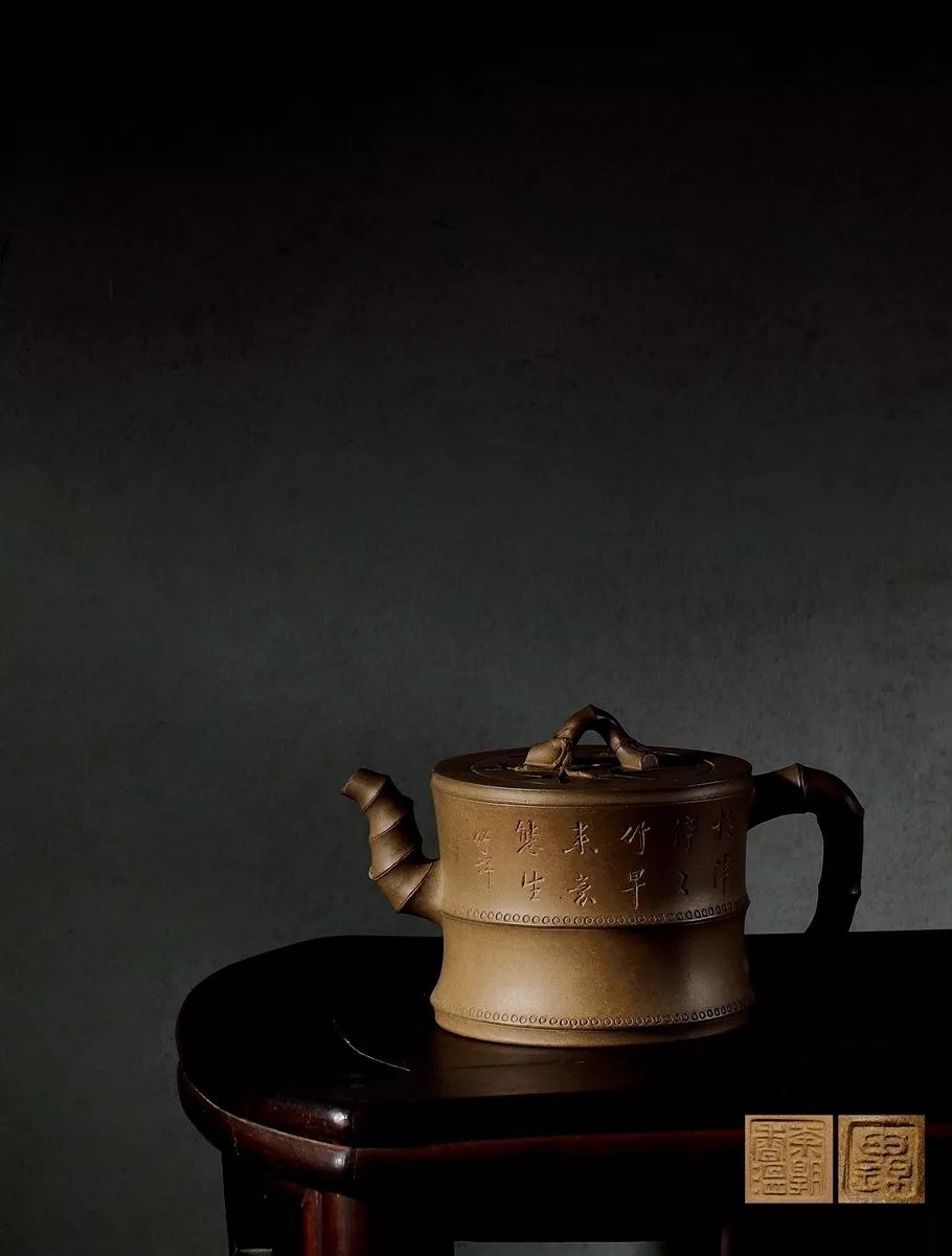 陈鸣远松鼠柿子壶,陈鸣远真品紫砂笋形茶壶拍卖价