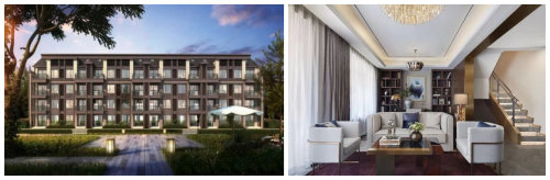 下雨也挡不住顾客们进店,下雨也阻挡不住客户看房的热情