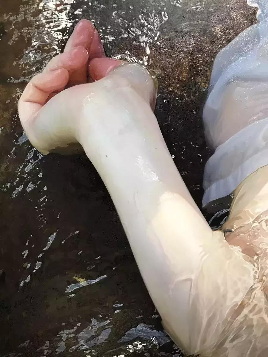 冷军超写实绘画是怎么画出来的,中国媲美冷军的超写实人物画家