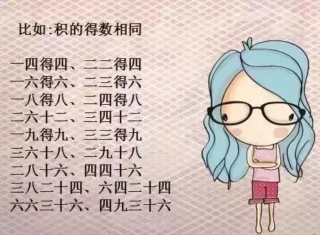 6的乘法口诀巧妙记忆方法,乘法口诀有什么快速记忆的方法吗