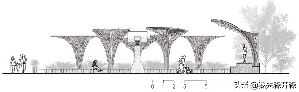佛山景观庭院打造,竹编景观建筑方案推荐