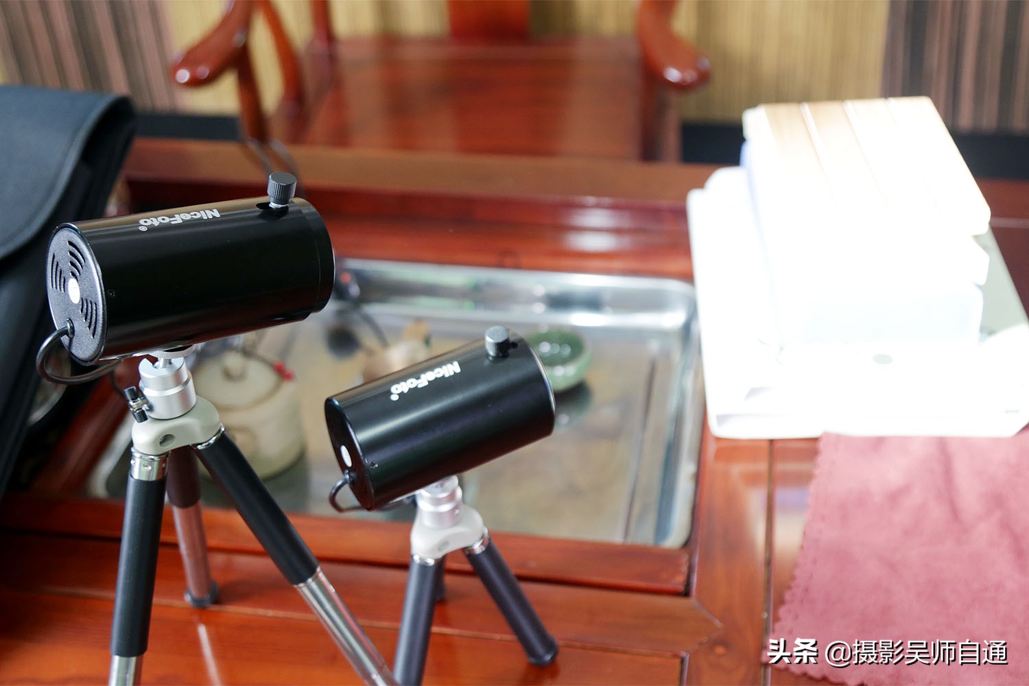 旧茶桌改造直播间,茶桌改造书法桌