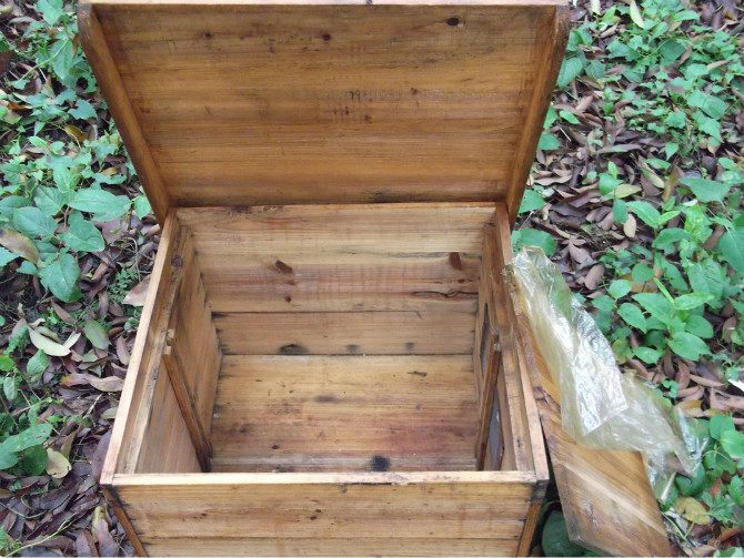 土养中蜂蜂箱新发明,老蜂农蜂箱