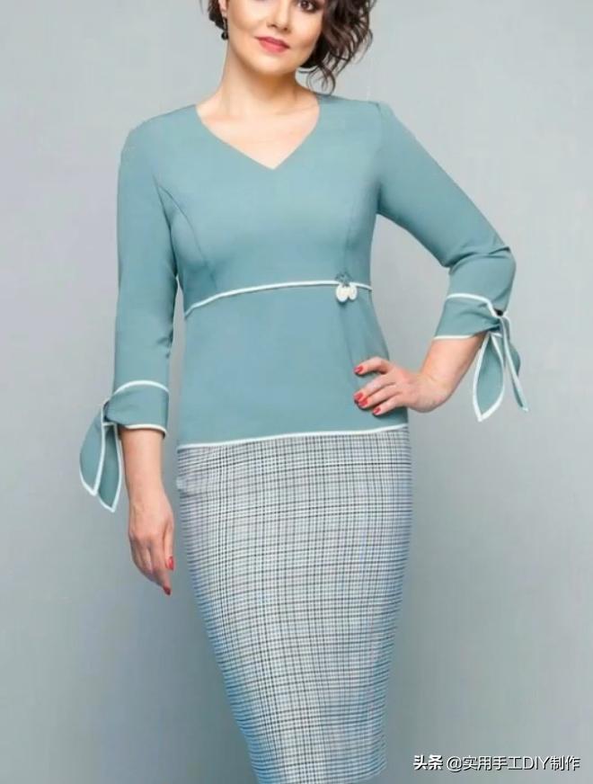 布艺背心套裙,妈妈装40-50岁洋气时髦新款套裙