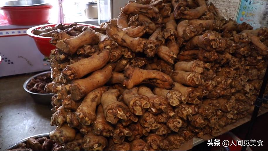 河南知名的猪蹄店,河南卖猪蹄一条街