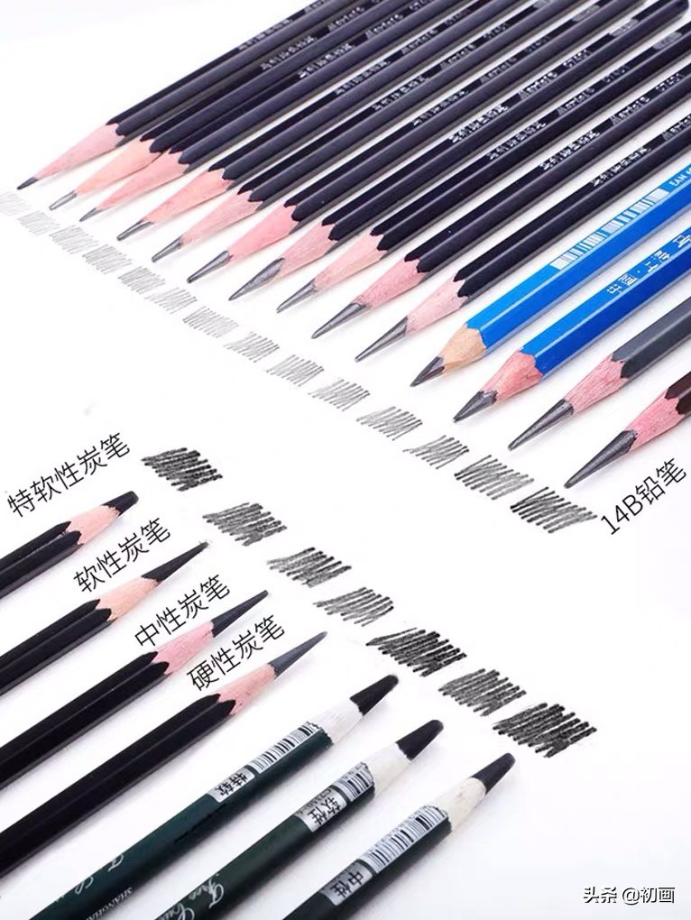 学素描需要买什么东西,素描画初学者买哪些铅笔