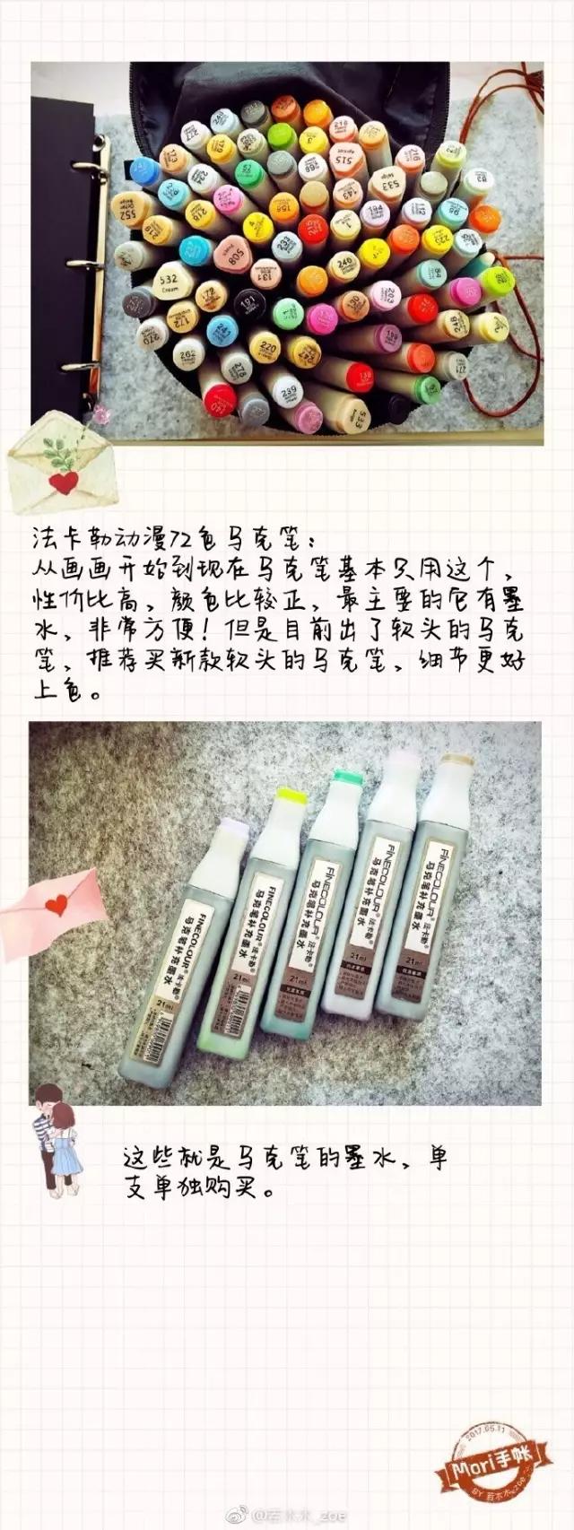 手绘头发涂色教程马克笔,touch马克笔80色手绘教程