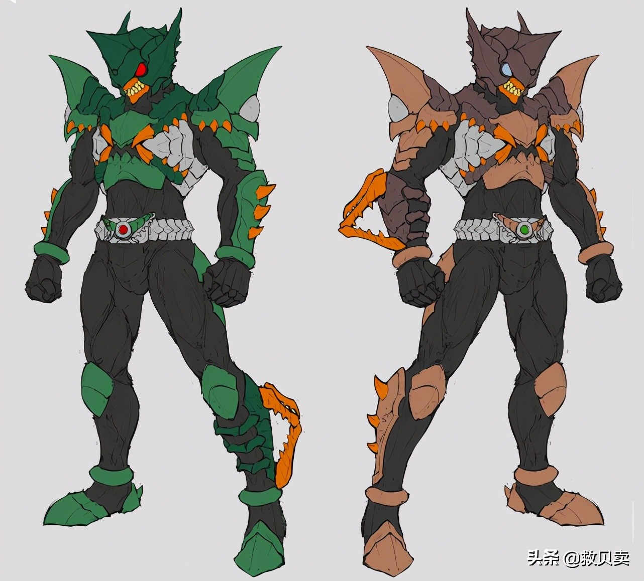 假面骑士漫展创骑不同形态,假面骑士异类甲斗和拳蝗