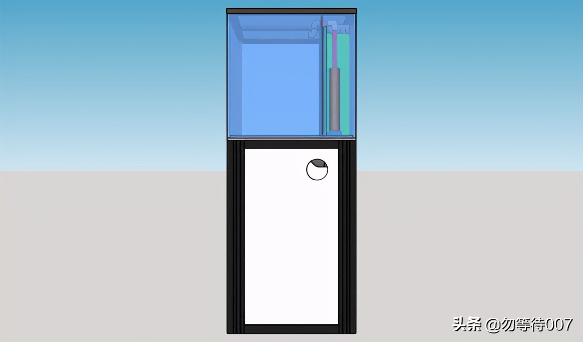 6060型鱼缸底滤,6060底滤缸用多大水泵