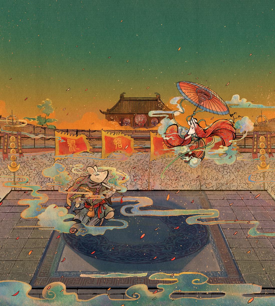 水彩画有意境的,水彩画特殊技法朦胧感