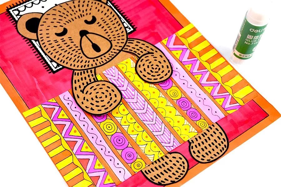 儿童画我有一双巧巧手,花被子儿童画小班